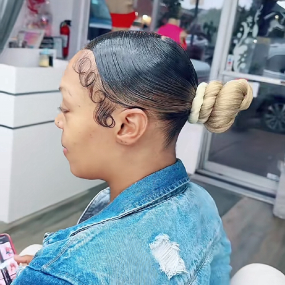 Knot Bun at Terika’s Beauty & Spa in Bloomfield, NJ