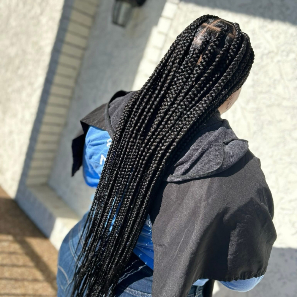 Large Knotless Braids at Eden Holistic Hair in Hendersonville, TN