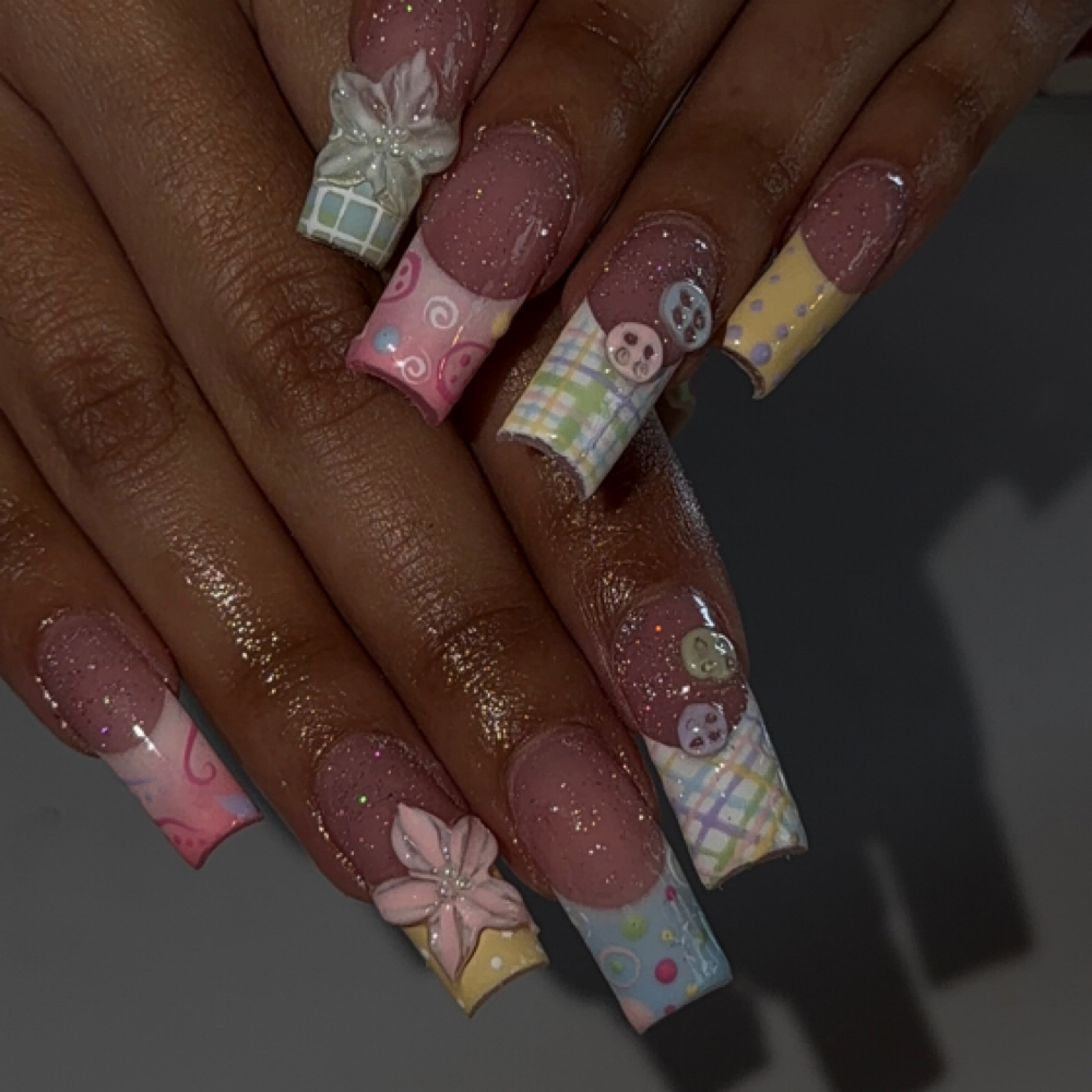 Medium/long Full Set at Nails By Mary Jane in Hanford, CA