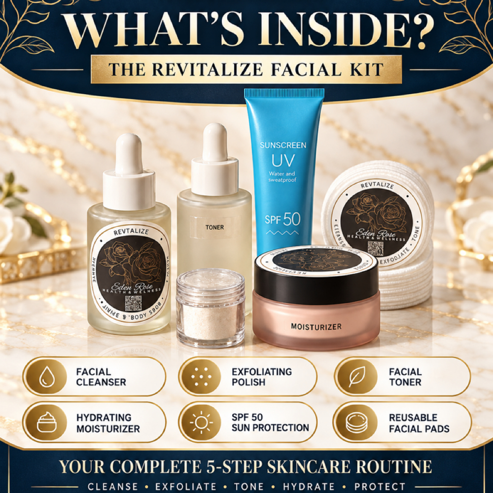 Revitalize Facial Kit at Eden Rose Health and Wellness in Bridgeport, CT