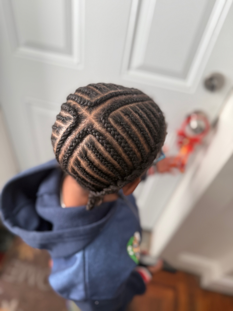 Kids braids at Elsie’s Hair in Randallstown, MD