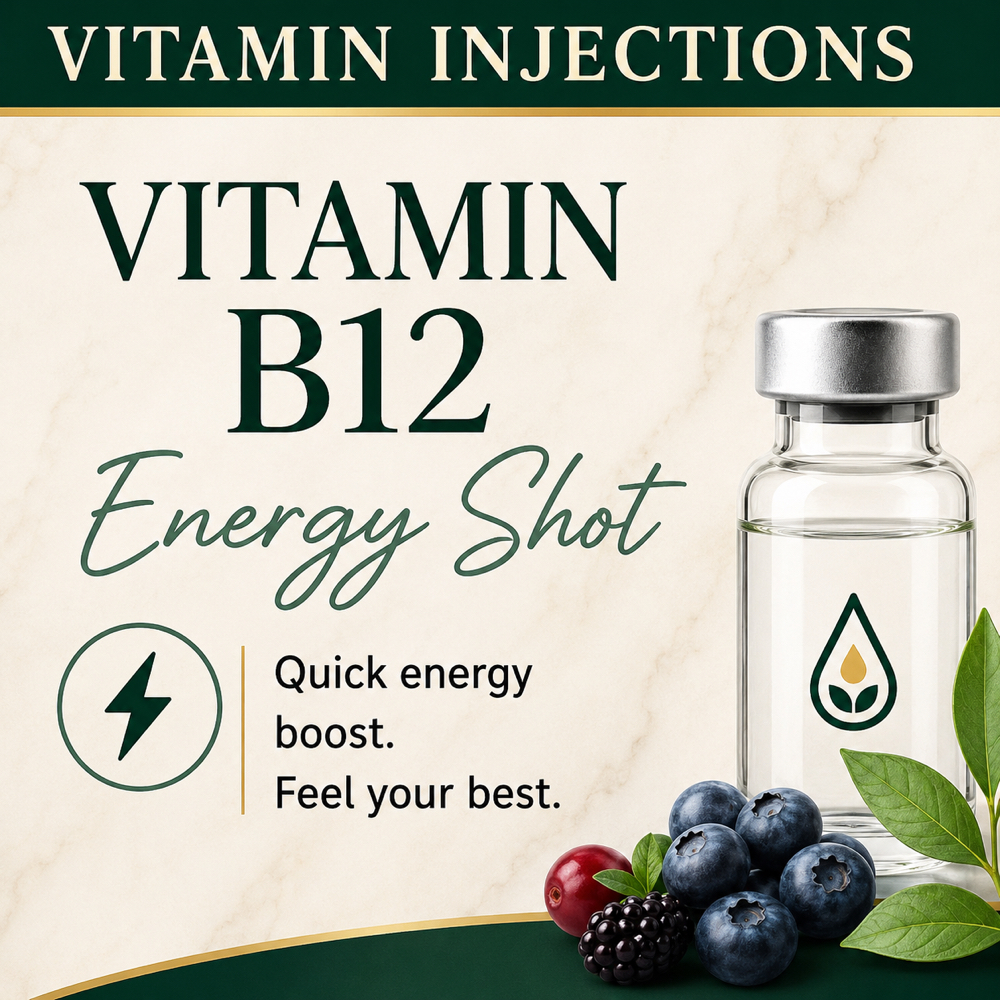Vitamin B12 Energy Shot at A3 Wellness Solutions in Freeport By, NY