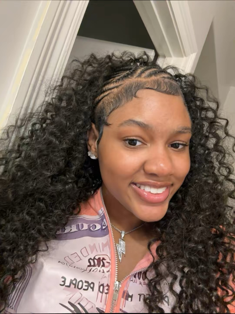 1/2 Fulani 1/2 Quickweave at Shanelle Luxe Studio in Montgomery, AL