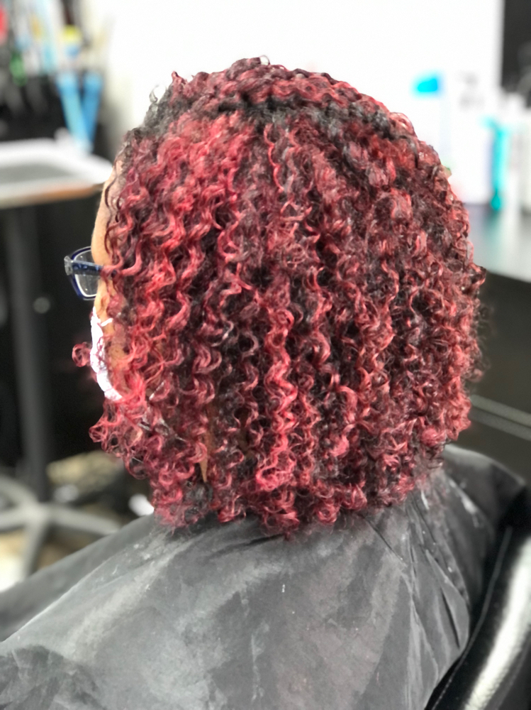 Semi-Color/Flat Twist Out