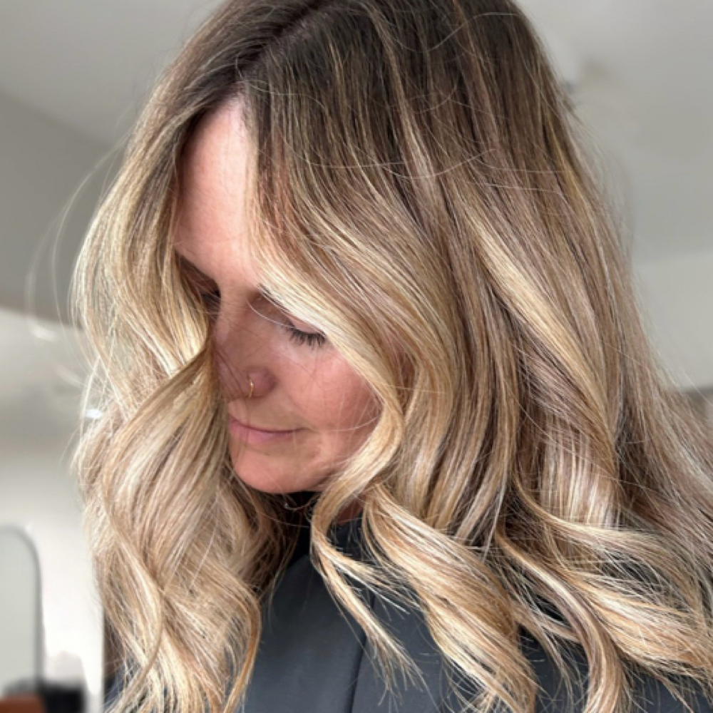 Partial Lived-In Color at Hair By Alaina in Holland, MI