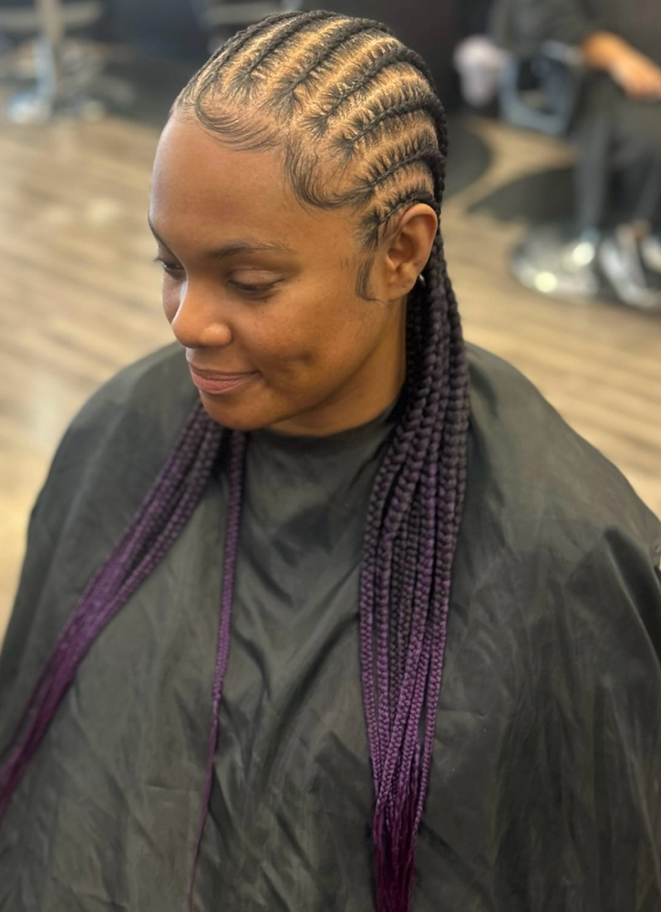 Cornrowed Style