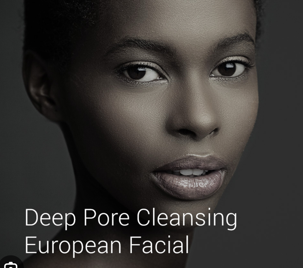 Deep pore cleansing facial