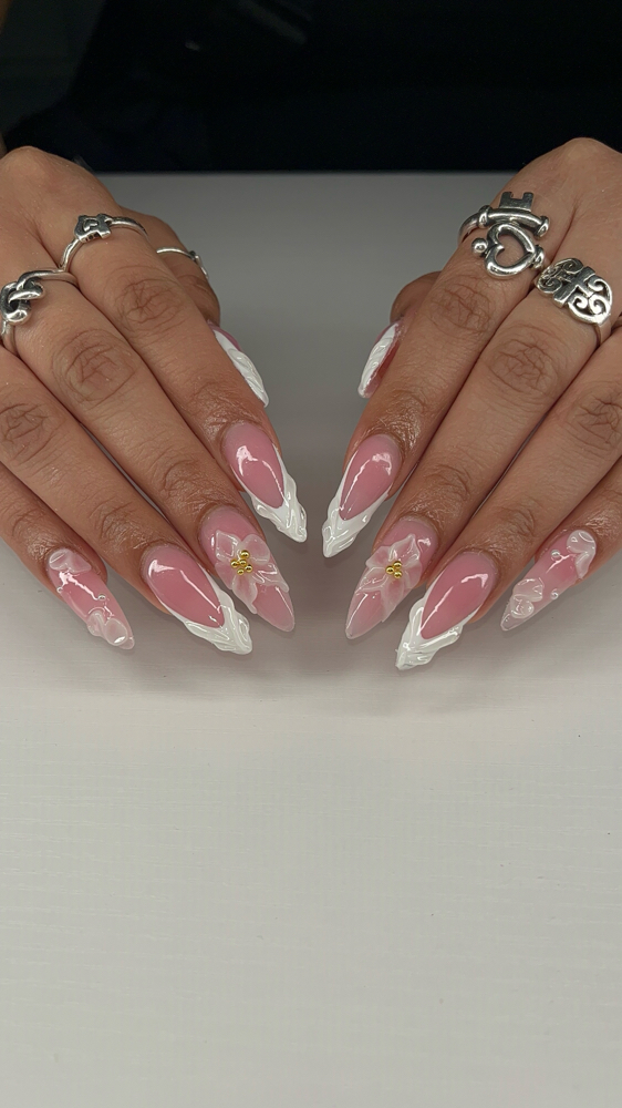 Long acrylic fill