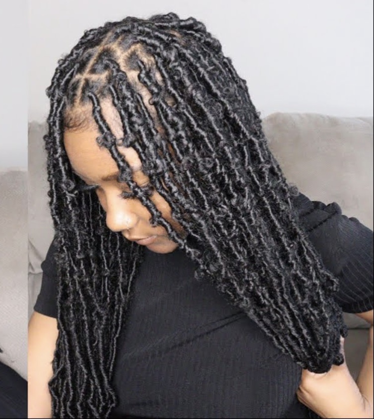 Individual Hand Wrapped Faux Locs
