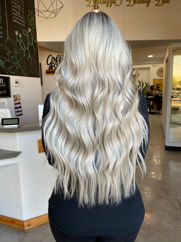 Less Then 1” Blonde Re Touch