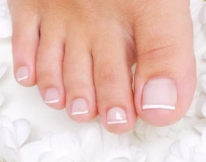 French Gel Polish Pedicure