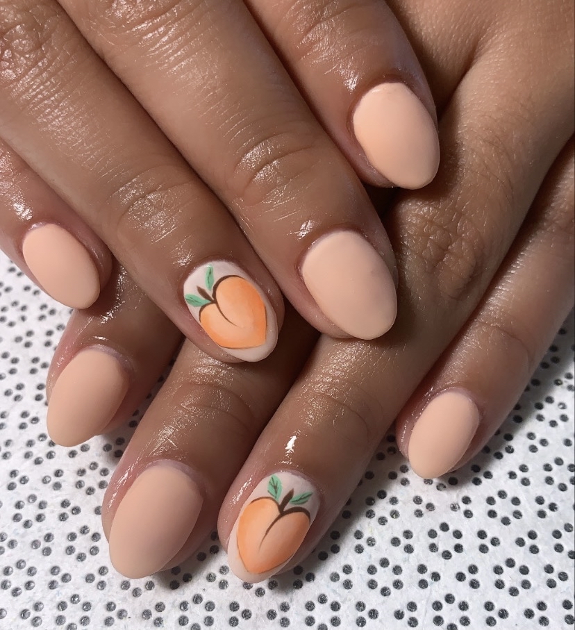 Gel Polish Mani + Simple Art