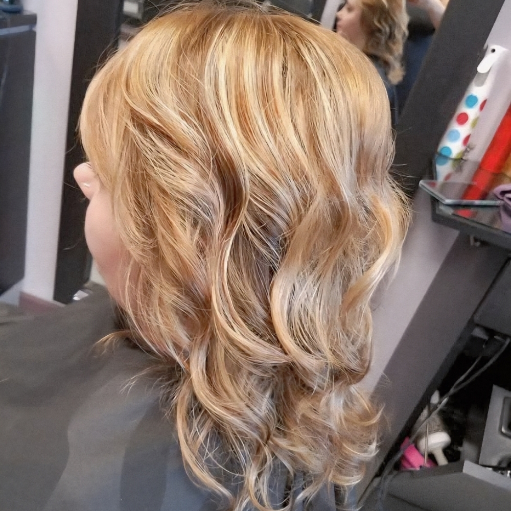 Root Touchup With Highlights at Hair by Sheila Loccarini in Geneva, NY