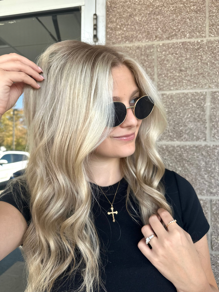 Partial blonding experience