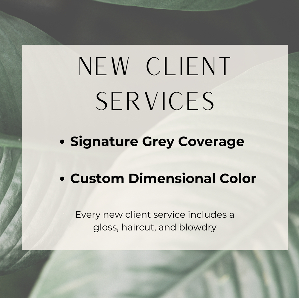 New Client Services at Rylari Hair Studio in North Andover, MA