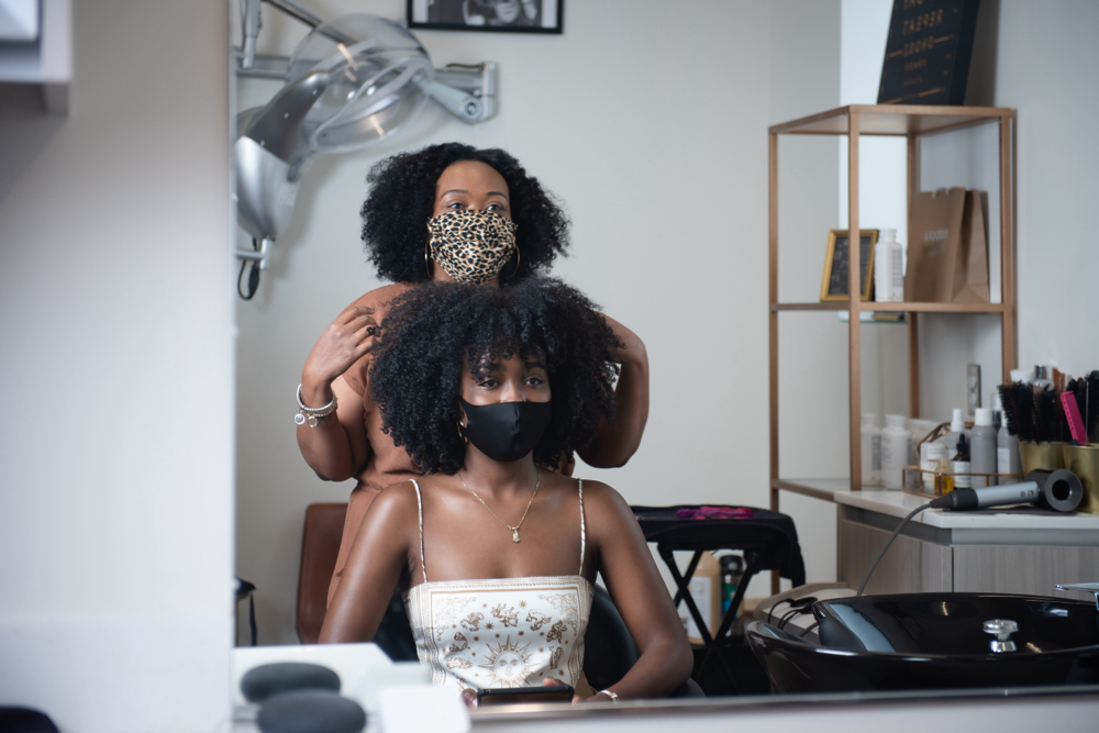 Microloc Consultation at Texture + Blow Hair Studio in Oak Lawn, IL