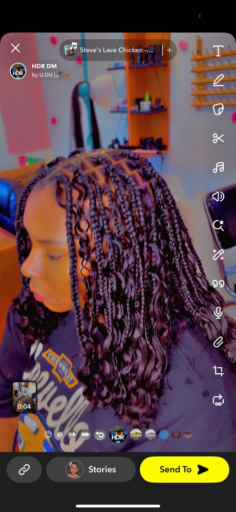 Smedium Boho Bob at Nays Beauty Parlor in Warrensbug, MO