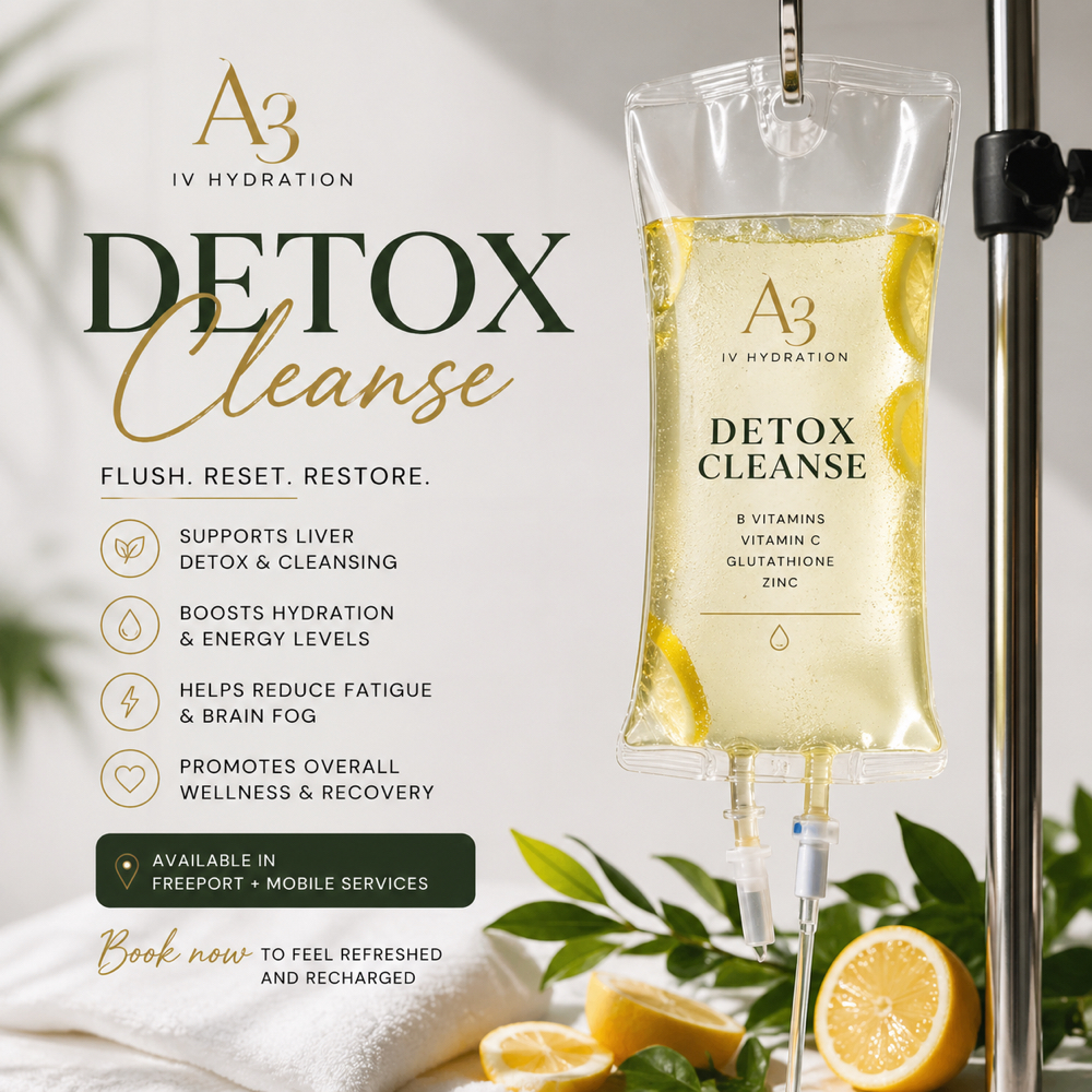 Detox Cleanse IV at A3 Wellness Solutions in Freeport By, NY