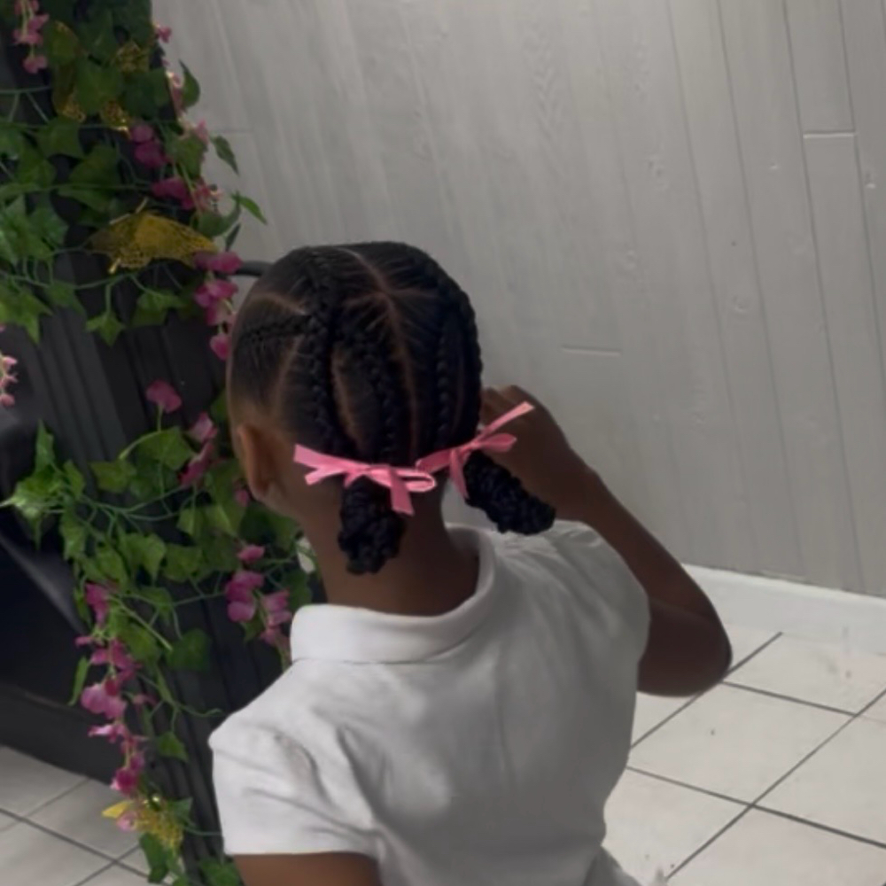 4 Cross Braids at B. Braided in Southfield, MI