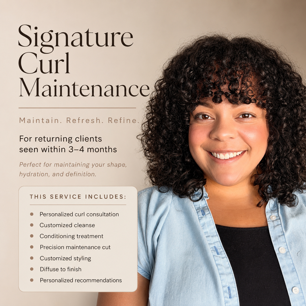 Maintenance (Returning Clients) at Waves, Curls & Coils in East Providence, RI