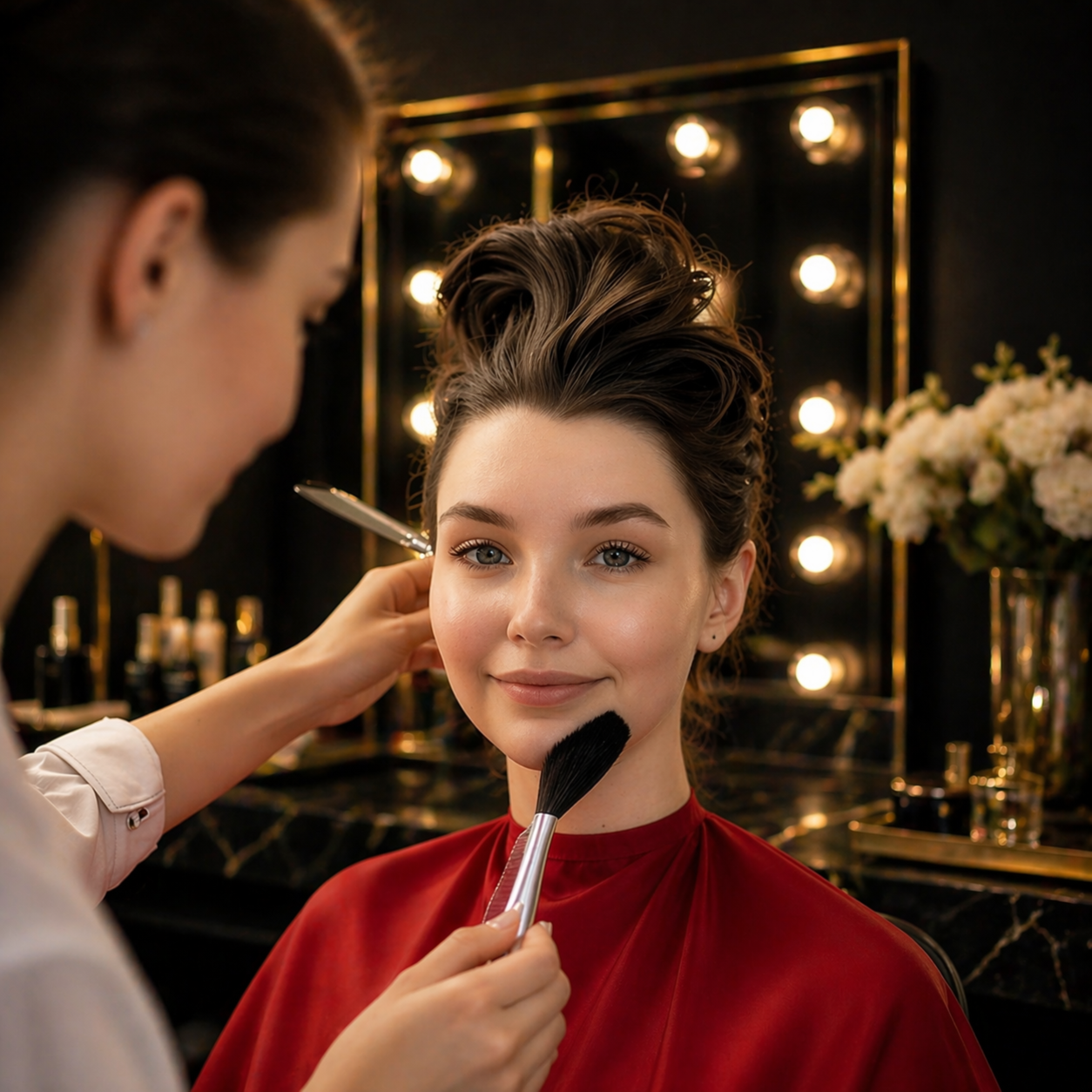 Makeup Services - Natural Face at Le Bijou Nails and Spa Salon in Houston, TX