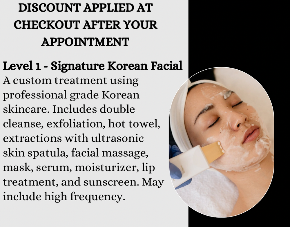 Level 1 - Signature Korean Facial