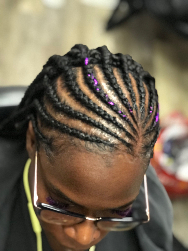 Cornrow W Box Braids