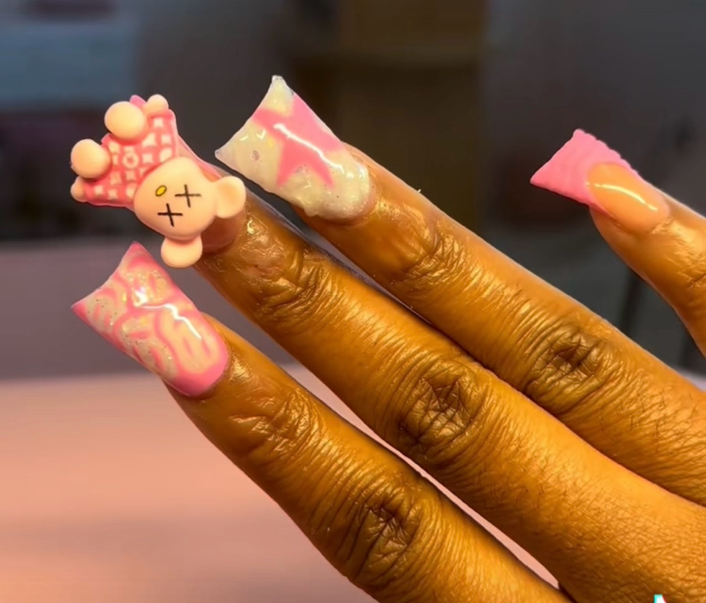 Duck Acrylic Nails