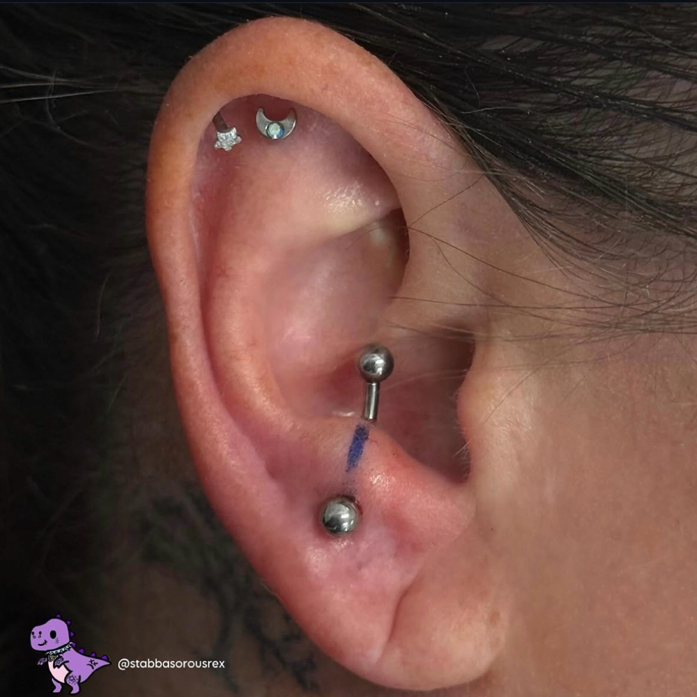 Anti Tragus at Vita Aurelia Piercings in Temecula, CA