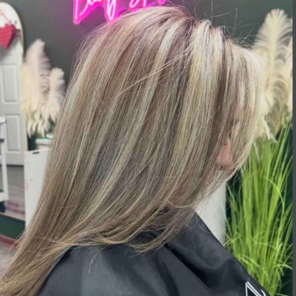 Partial hi-light at Lauren Rivers@TheBeautySpot in Azle, TX