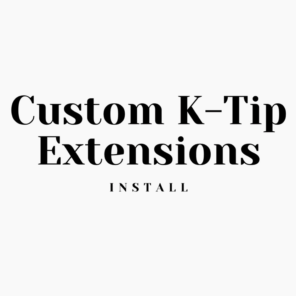 Custom K-Tip Extension Install at J.Mc Salon Suite in Wall, NJ