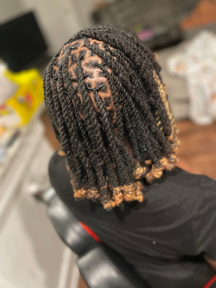 Retwist W/ Rope Twist Or Plaits at NaturaLee Styling LLC in Charlotte, NC