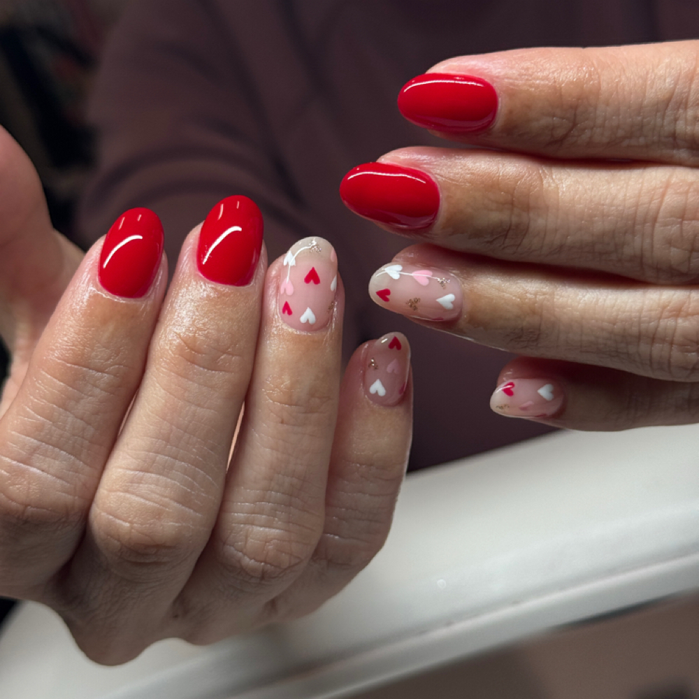 Builder Gel Mani - Minimal Design at Nailegance By Desiree in Las Vegas, NV