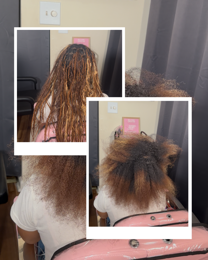 Braid Removal at Nia B Braids in Pooler, GA