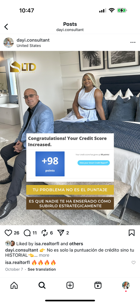 Arreglar El Credito at LILIANA REALTOR in Tampa, FL