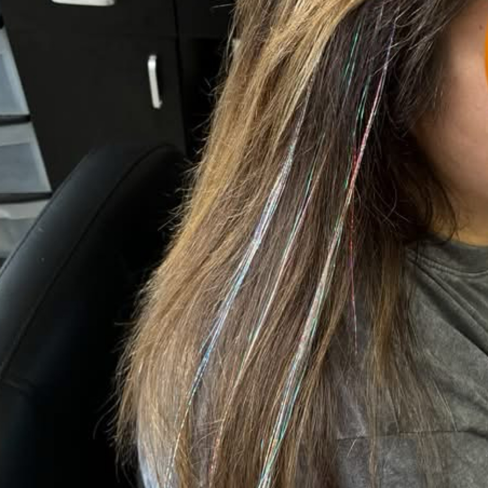 Hair Tinsel at SALON HALO in Johnson City, TN
