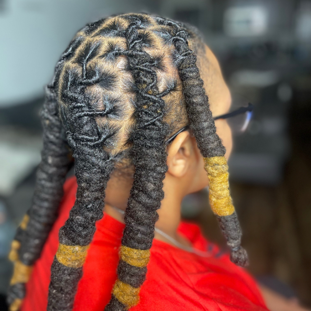 Loc Retwist + Style at Jay Bee Effect in Wilmington, NC