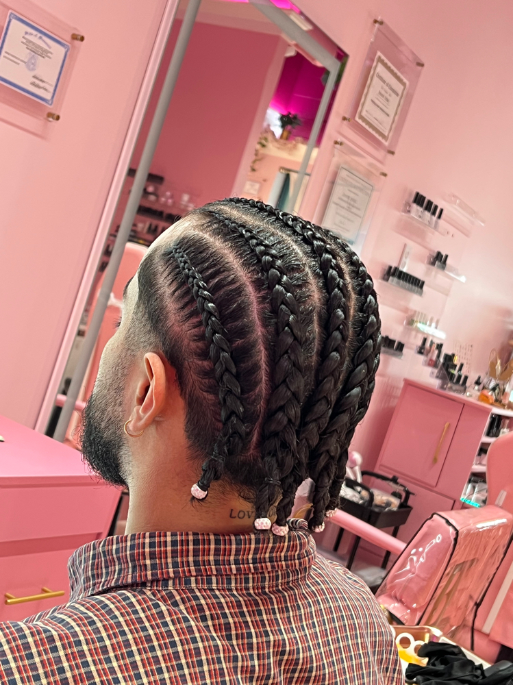 Feeds Braids (men’s)2-6-8-braids