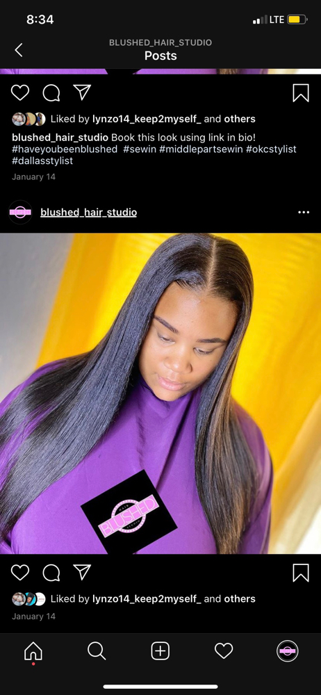 Traditional Sew In