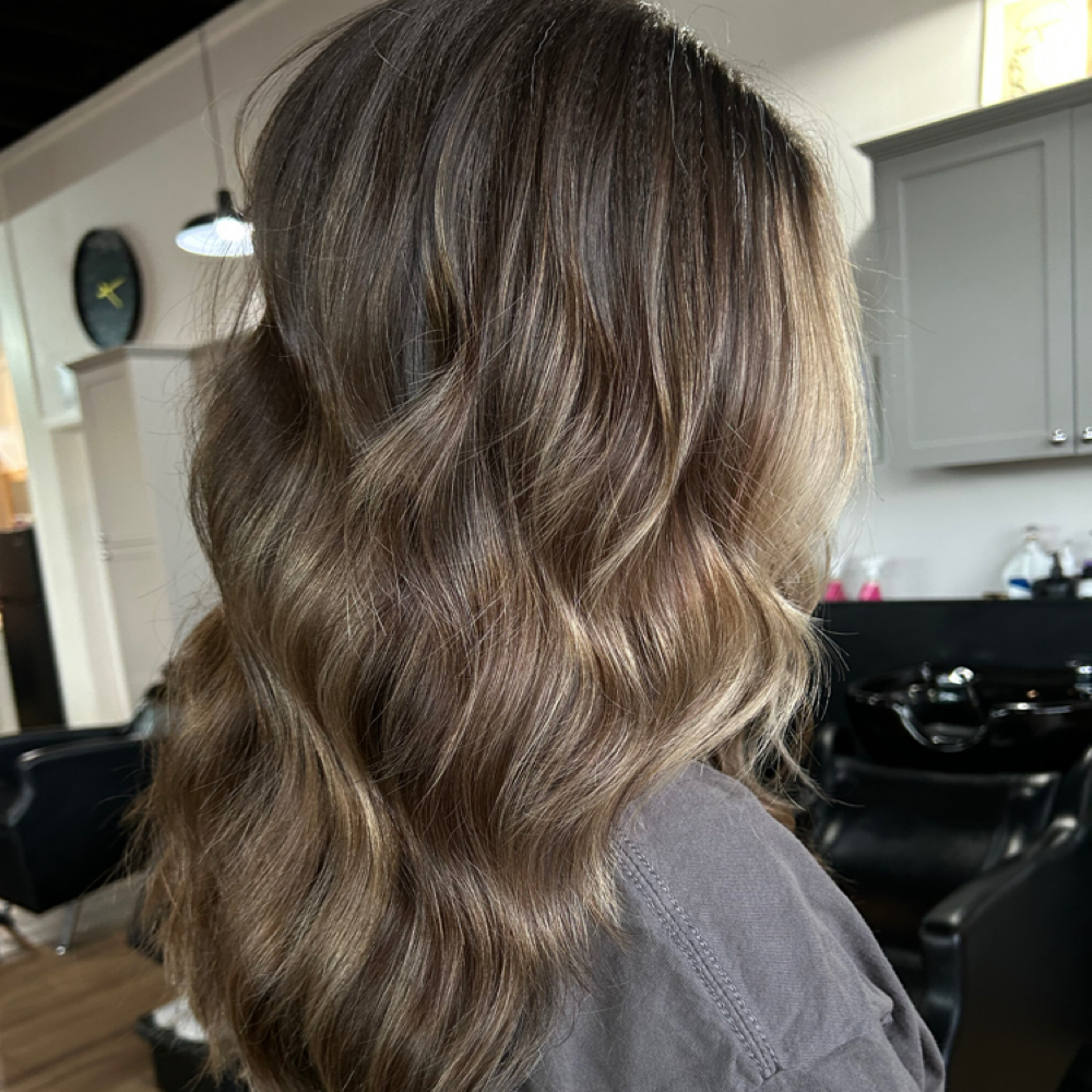 Base Color + Partial Highlights at Hannah McBane in Muskogee, OK