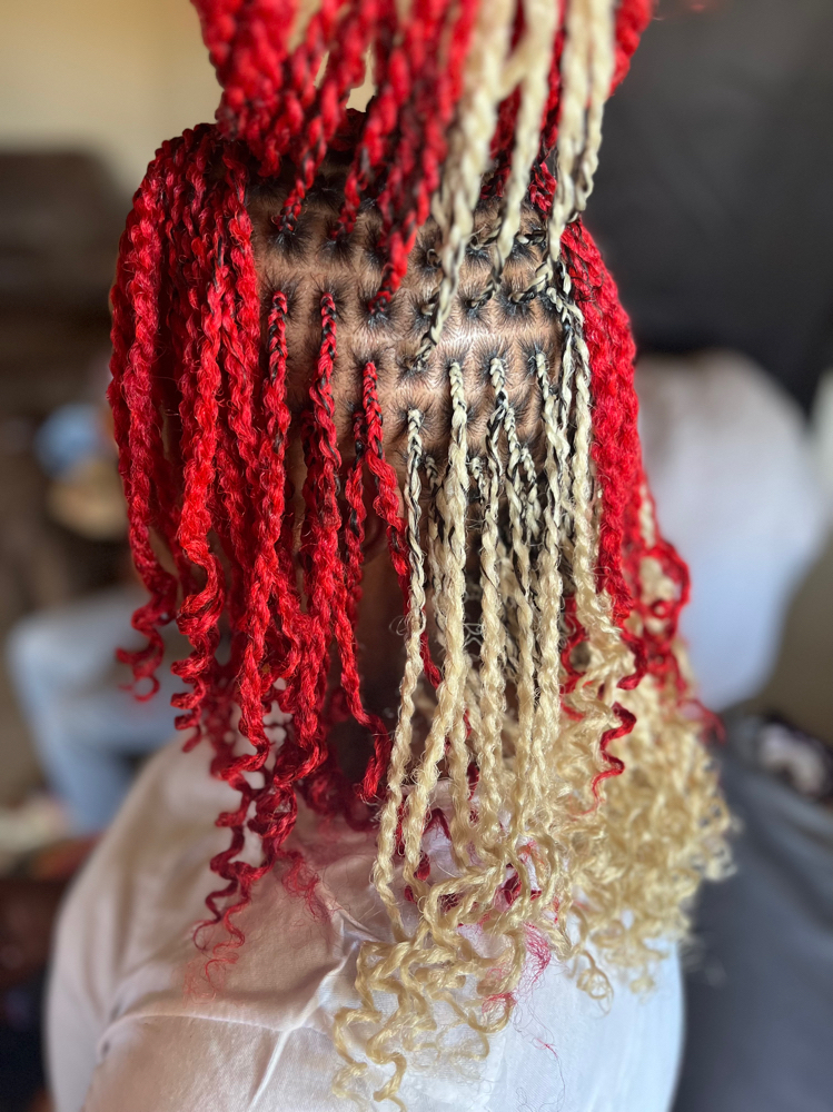 Extra Small Kinky Twist at Monaye’s in Lubbock, TX