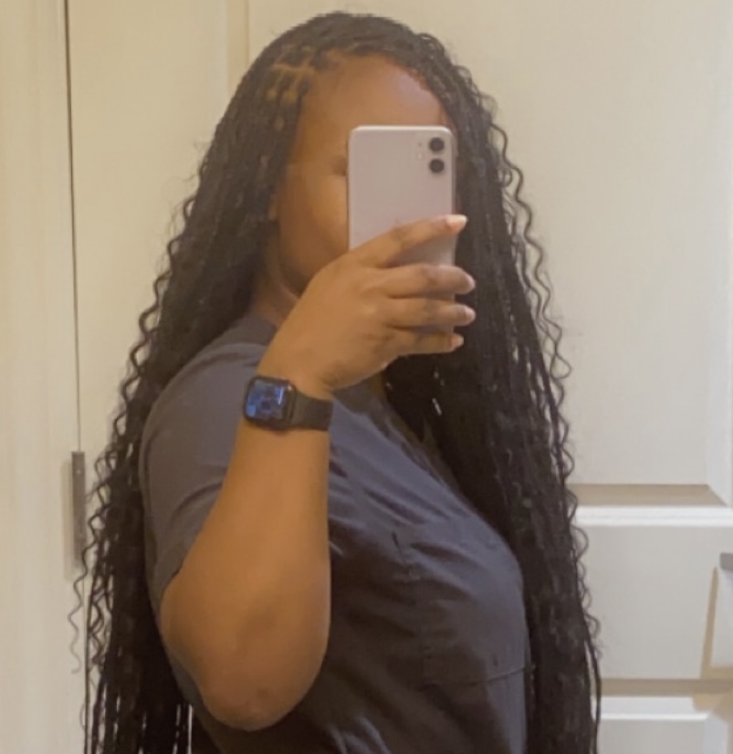 small knotless (back length) at loc’d&braided in Dayton, OH