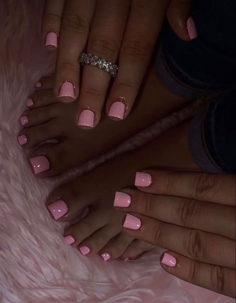 Gel Mani + Pedi