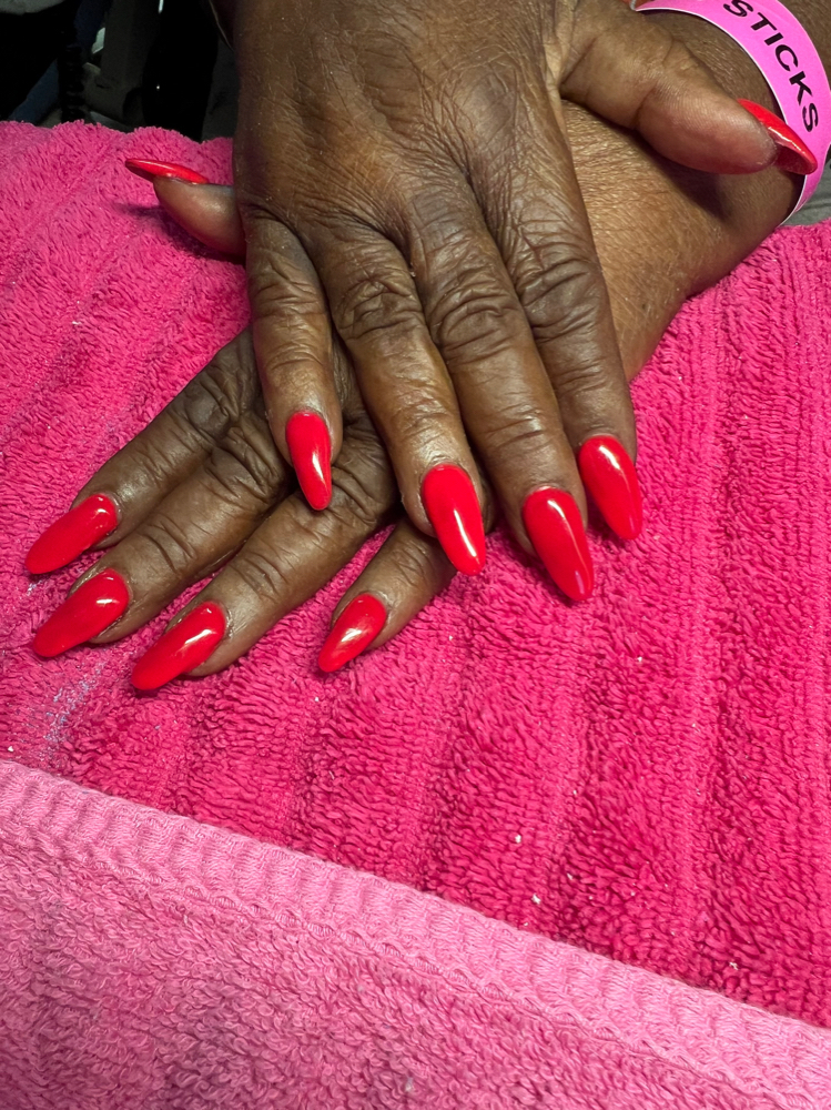 Natural Nail Acrylic Overlay