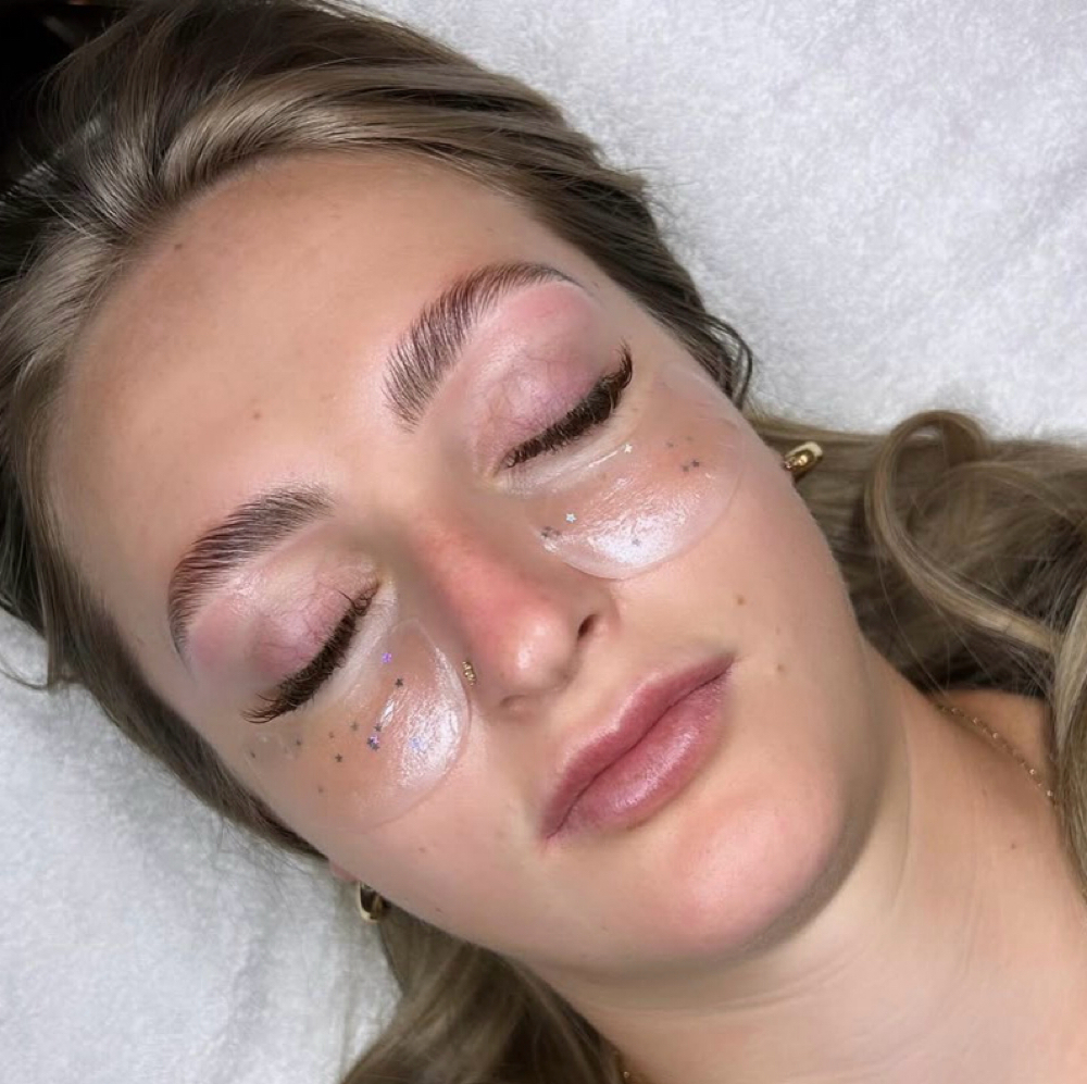 Brow lamination & Tint at Coven Esthetics in Port Orange, FL