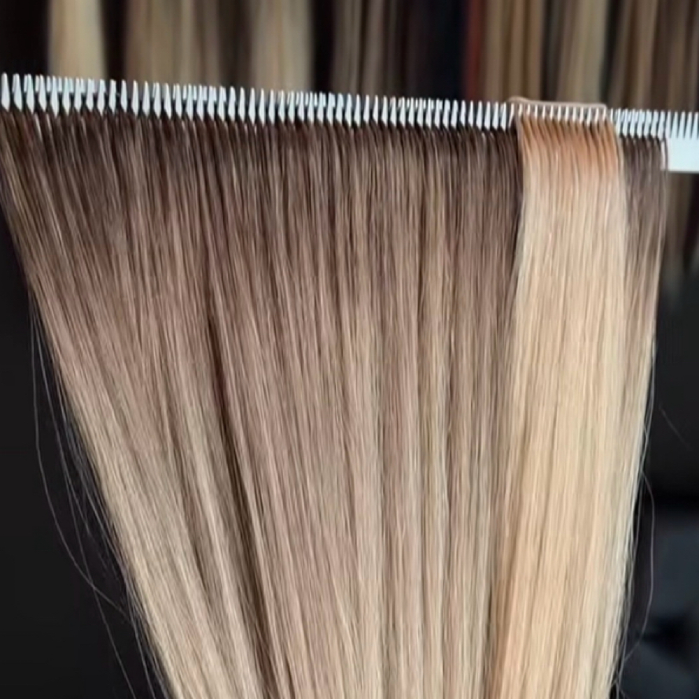 Hair Extension Color Customization at Hairbyjacks in Corona, CA