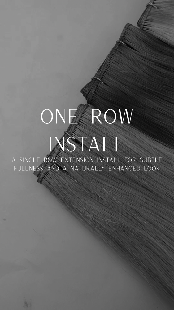 1 Row Install