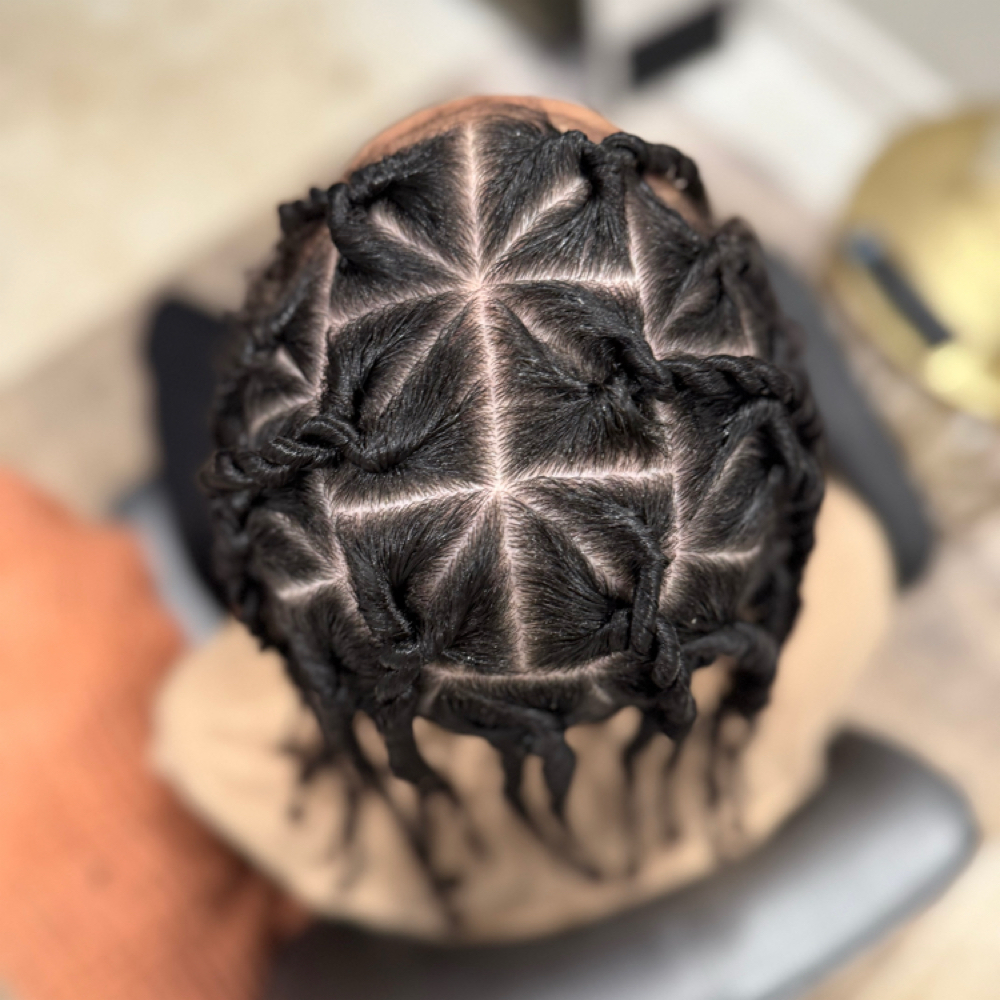 Invisible Locs (Two-Strand Twists) at I.Lenice Designs in Mableton, GA