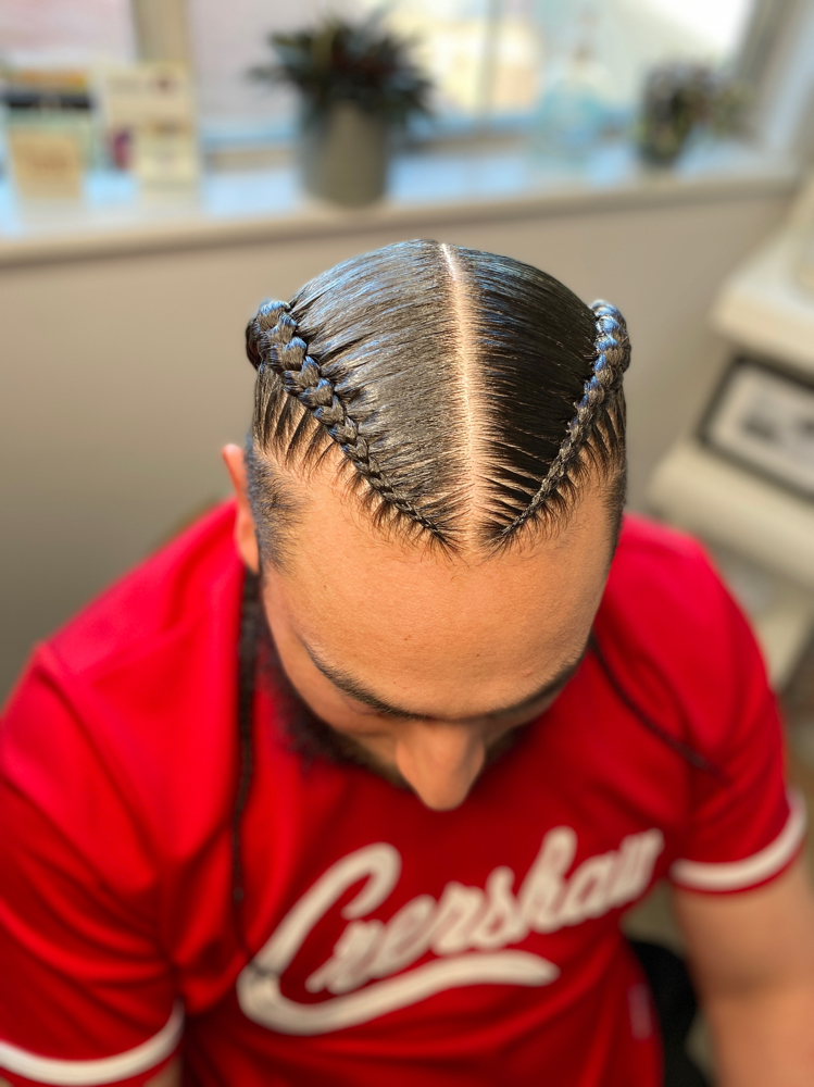 2 Braids (LOW FADE)