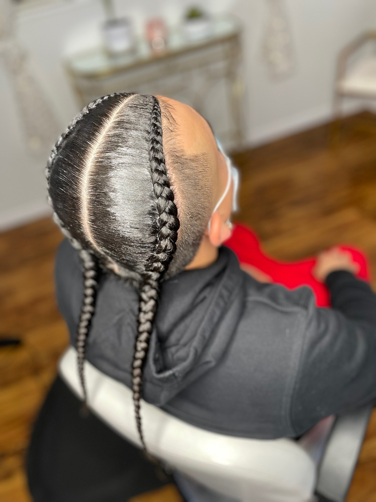 2 Braids (LOW FADE)